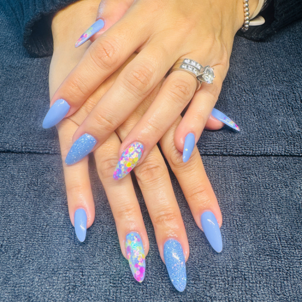 Sculptured Acrylic Fill (One Color) at The Hive Salon Spa in Galt, CA