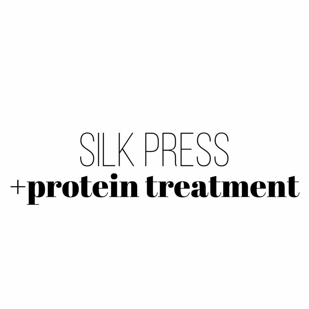 Silk Press + Protein Treatment