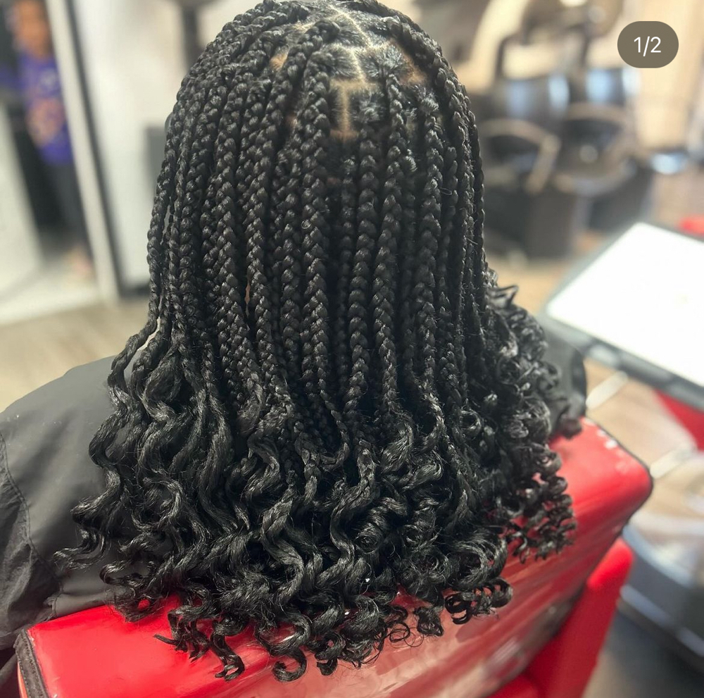 Small Box Braids at SimoneSlays in Elyria, OH