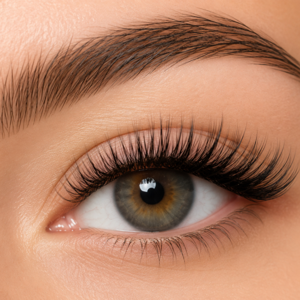 Hybrid Eyelash Extentions at Ambertipz in Raleigh, NC