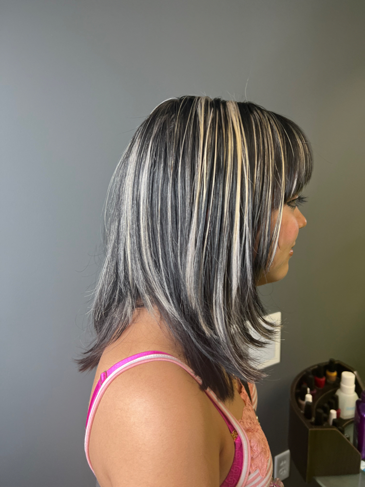 Partial Highlights With Toner