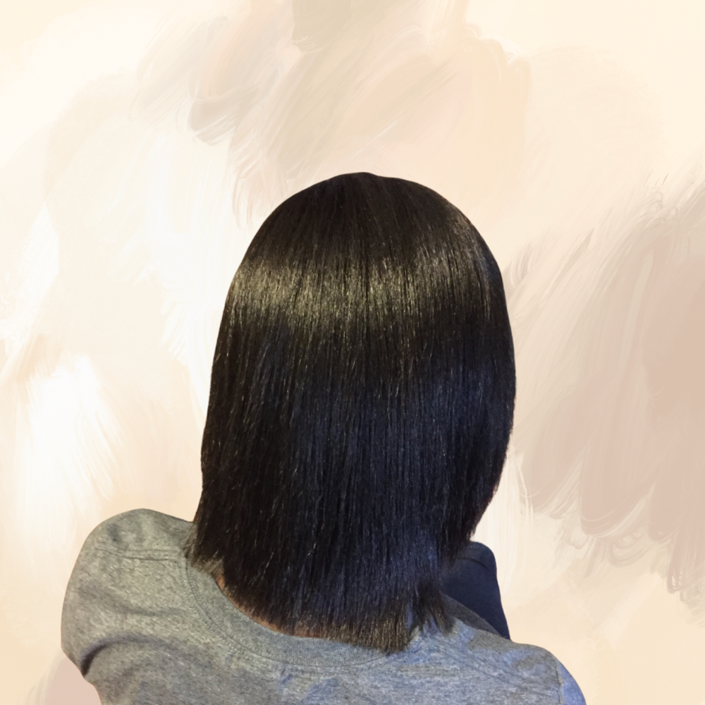 Shampoo and Flat Iron