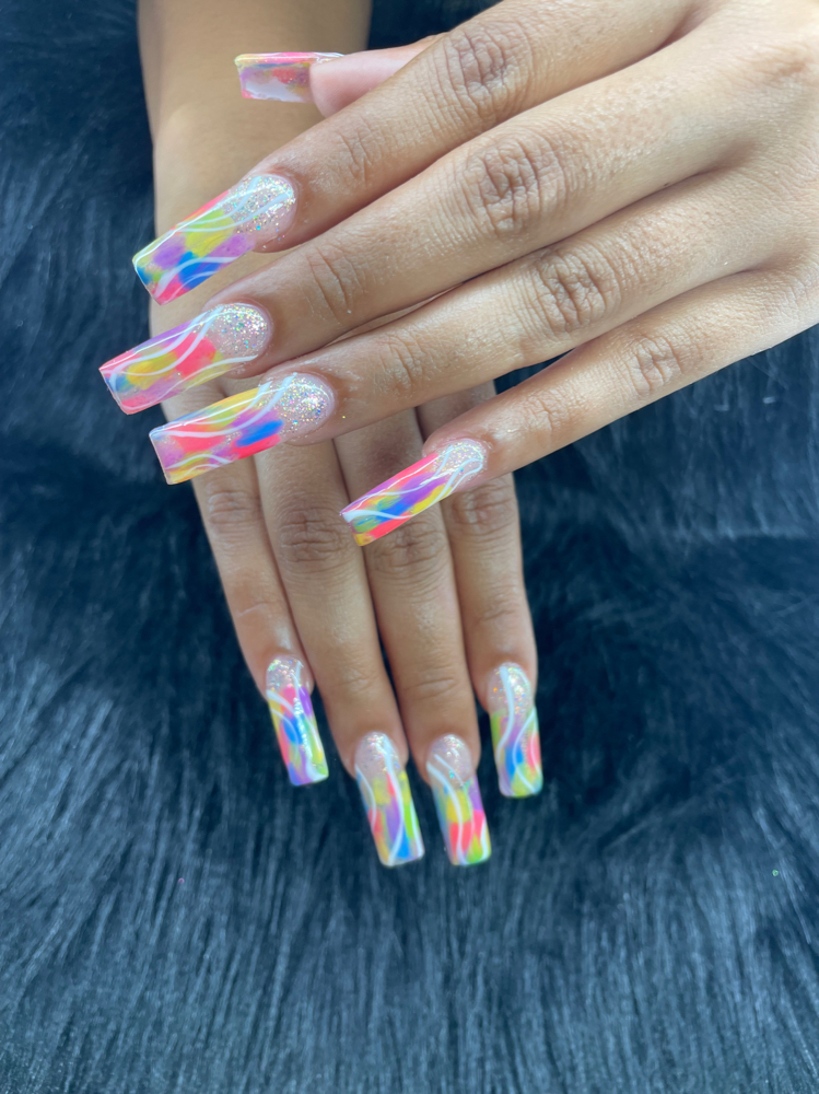 Fill in Long Nails