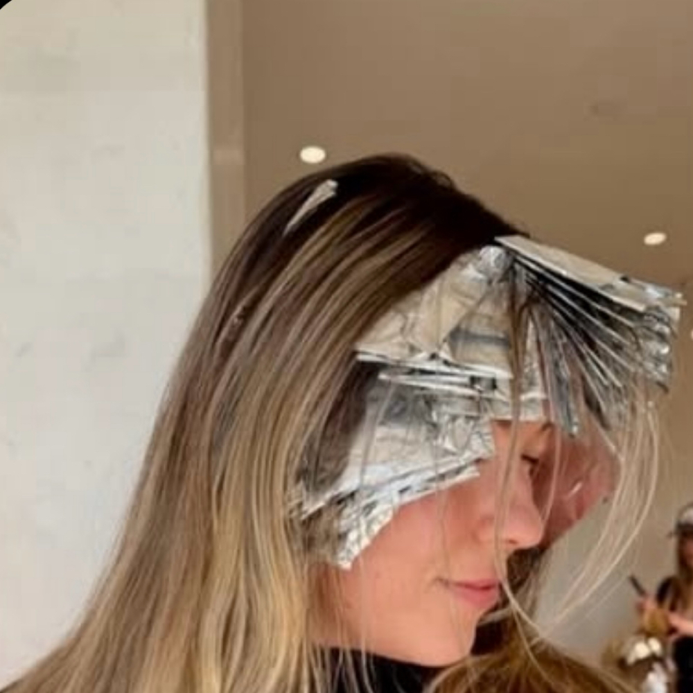 Mini Blonde Refresh at Glossed. Hair Studio in Pasco, WA