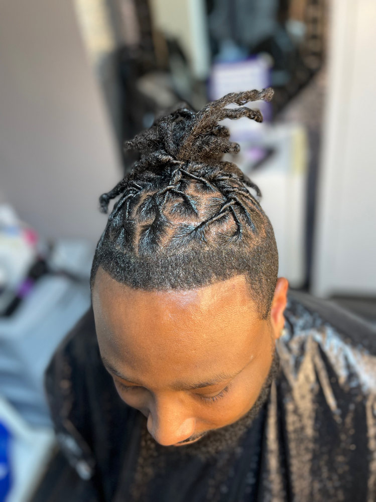 45 Locs Or Less Retwist & Style