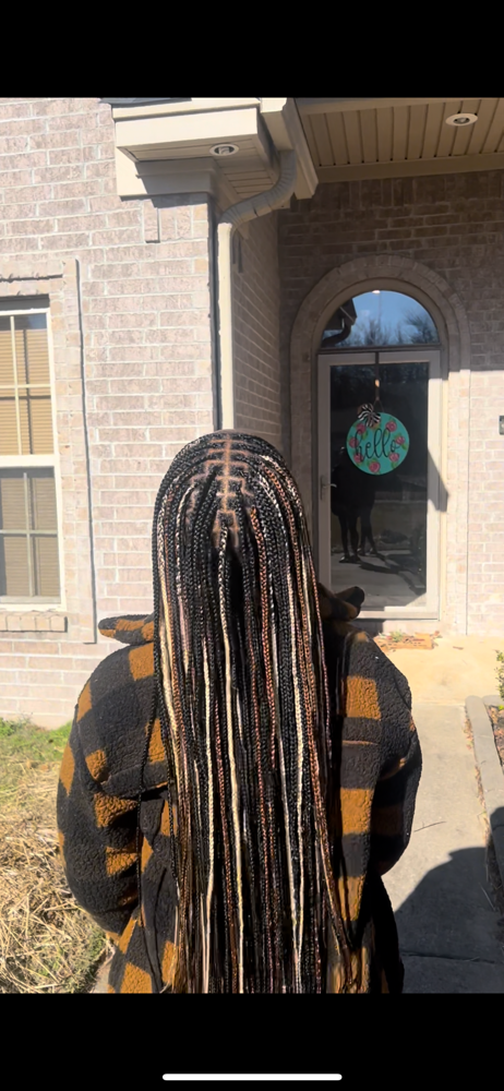 Small Knotless Braids at JB's Hair Haven in Little Rock, AR