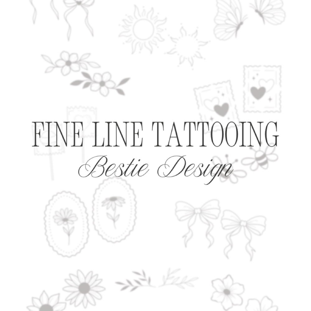 Fine Line Tattooing - Bestie Design at Kura Studio in Gilbert, AZ