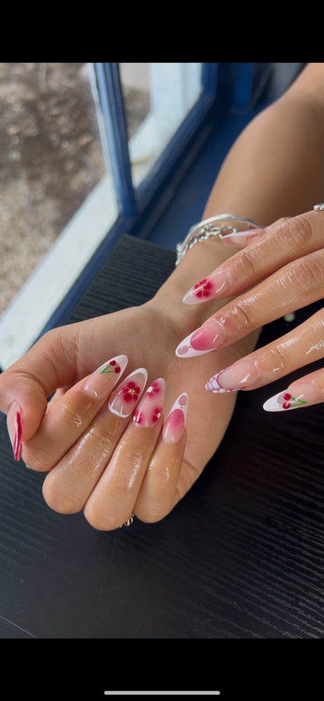 Medium/Long Acrylic Full Set at Rooted & Radiant Studio in Sunnyvale, TX