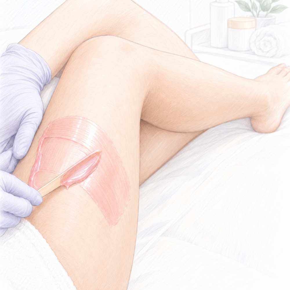 Upper legs waxing at Skin Reboot Spa Clinic in Cary, NC