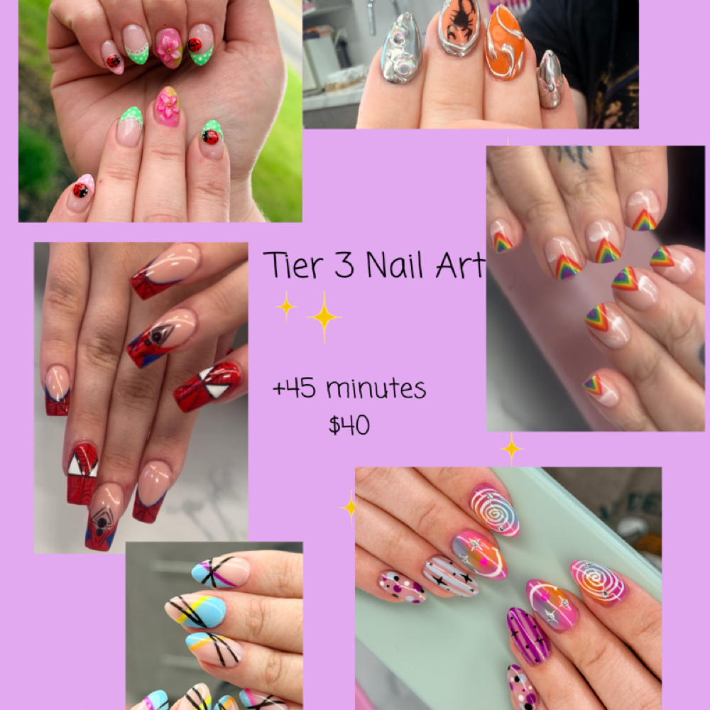 Tier 3 Nail Art ADD ON at Nail Artistry by Diem in St Charles, IL