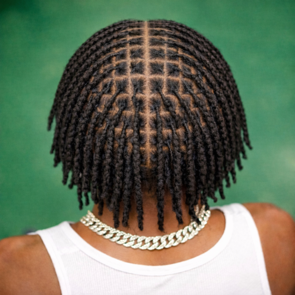 Re-twist Small Locs at Butterfly Styles | Natural Locs in Long Beach, CA