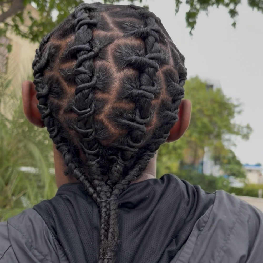 Fake Dreads (Barrels) at GoatedHandss in Miami, FL