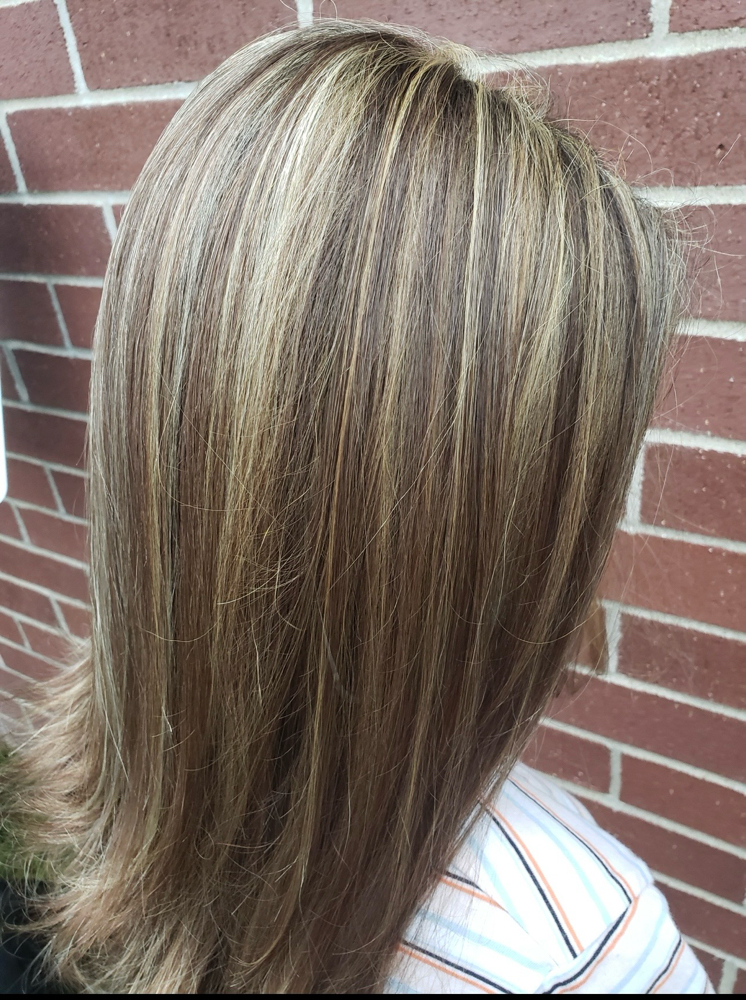 Partial Moonlit Highlights at Ivory Crown Salon in Mt Juliet, TN