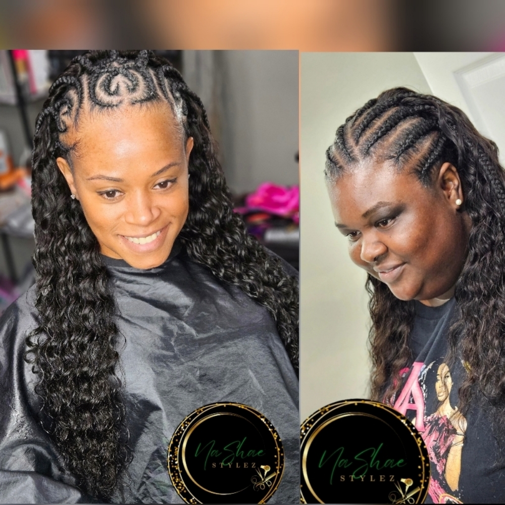 Scalp Braids w/ Sew-in Or QW at NaShae Stylez in Pensacola, FL
