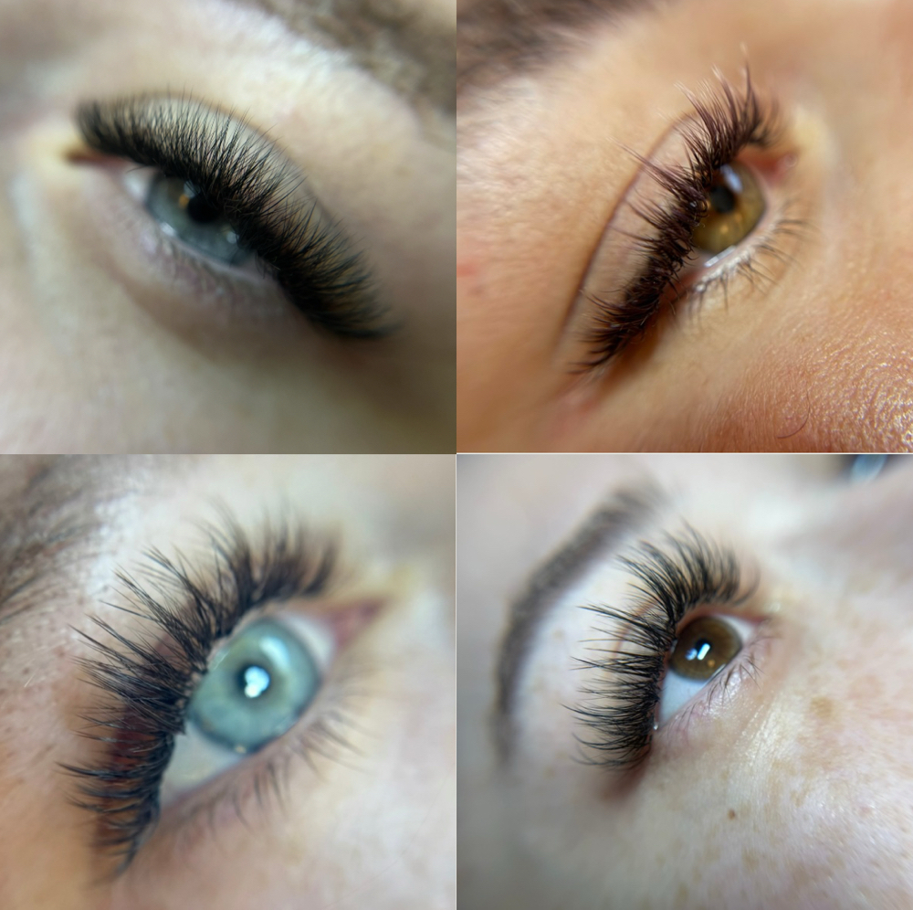 Custom Lash Extension Full Set at Feather & Stone Lash Co. in Medford, OR