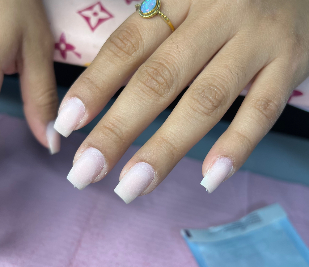 Acrylic & structured nail fills at KG Haus of Beauty in Leander, TX