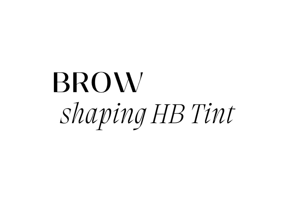 BROW SHAPING HB TINT