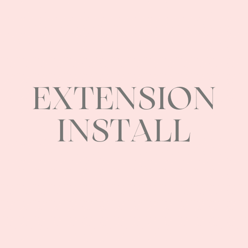 Extension Install