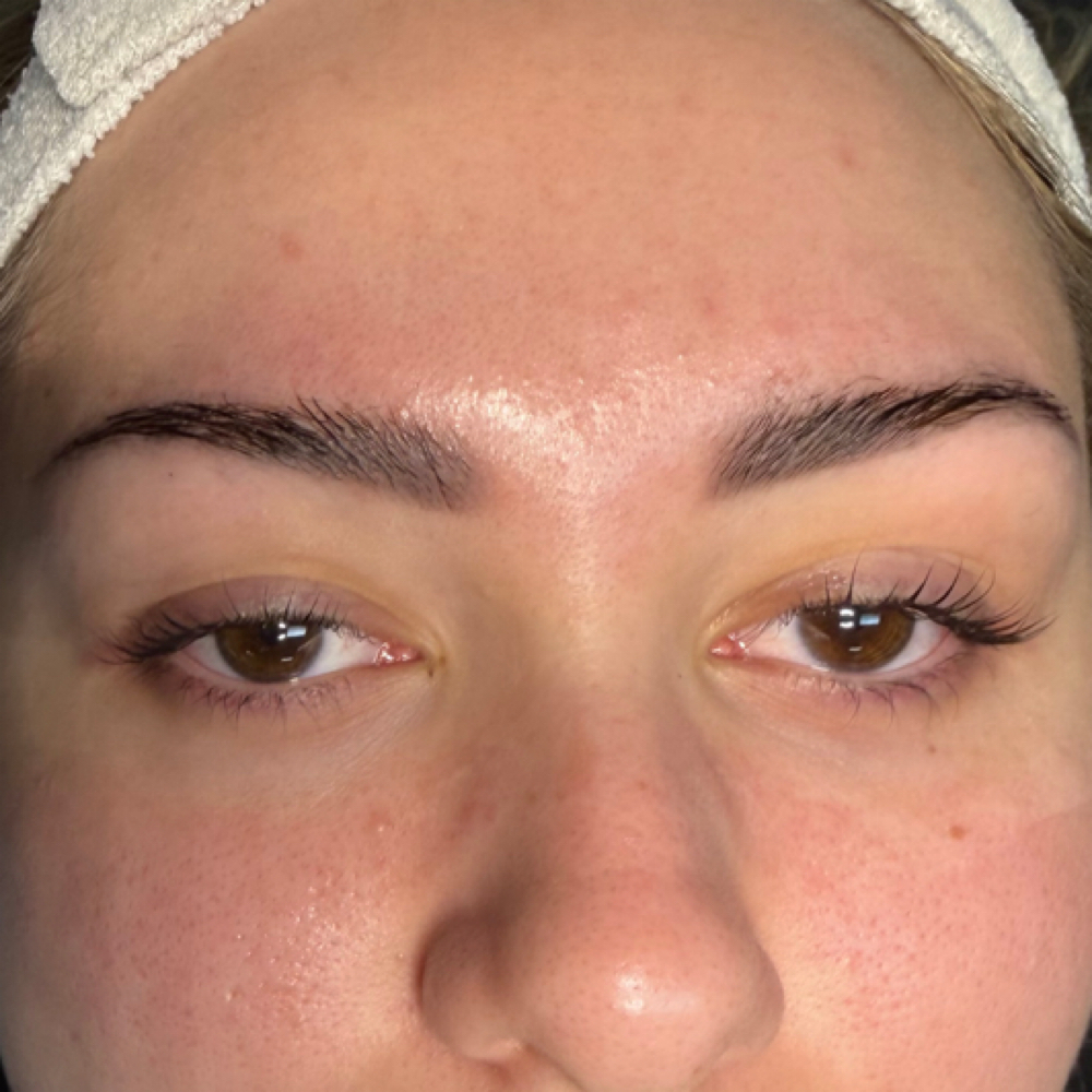 Brow Lamination + Tint at Everglow Esthetics in Brevard, NC