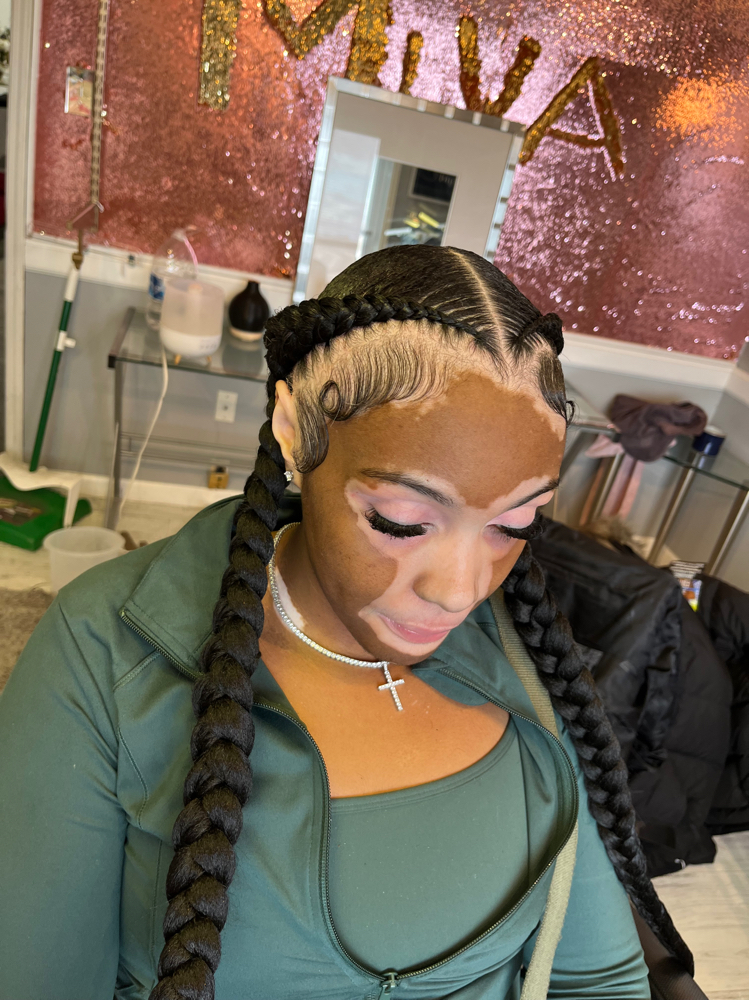 2 Braids Regular at The Hairapist Experience in Mount morris, MI