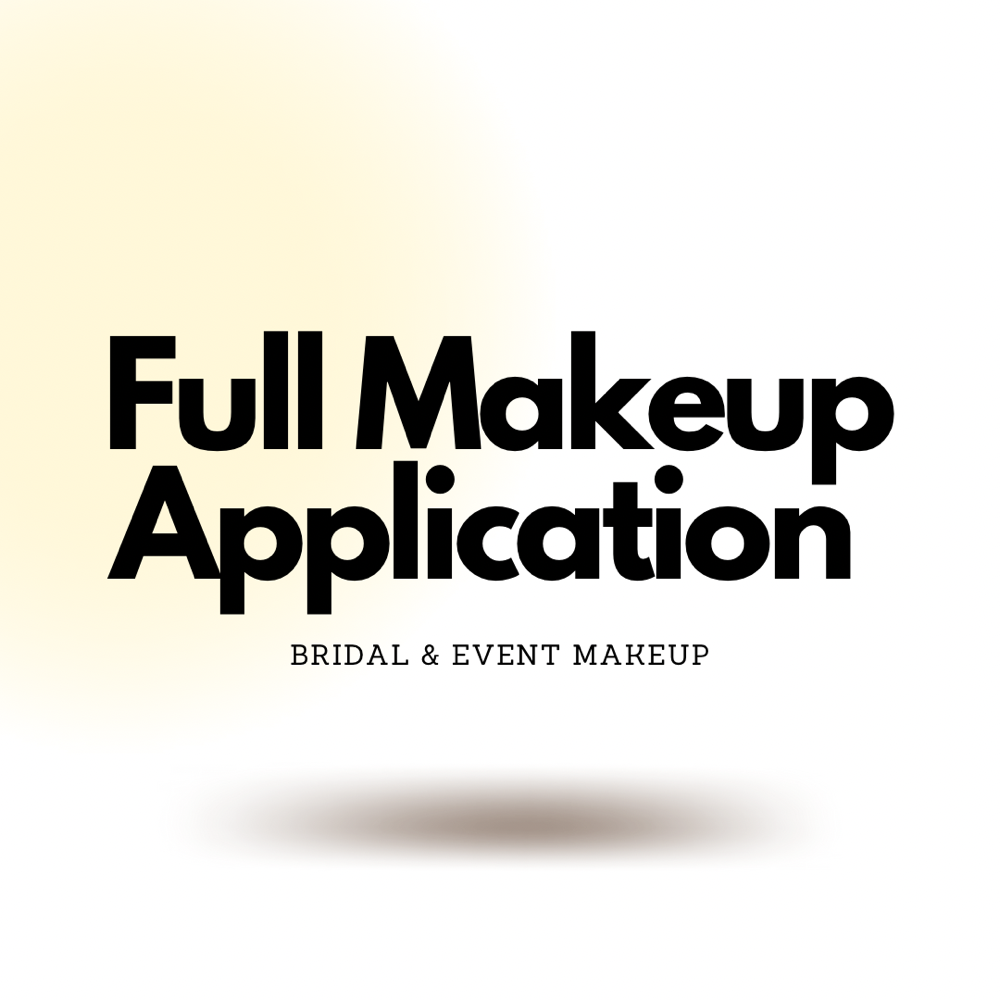 Full makeup application