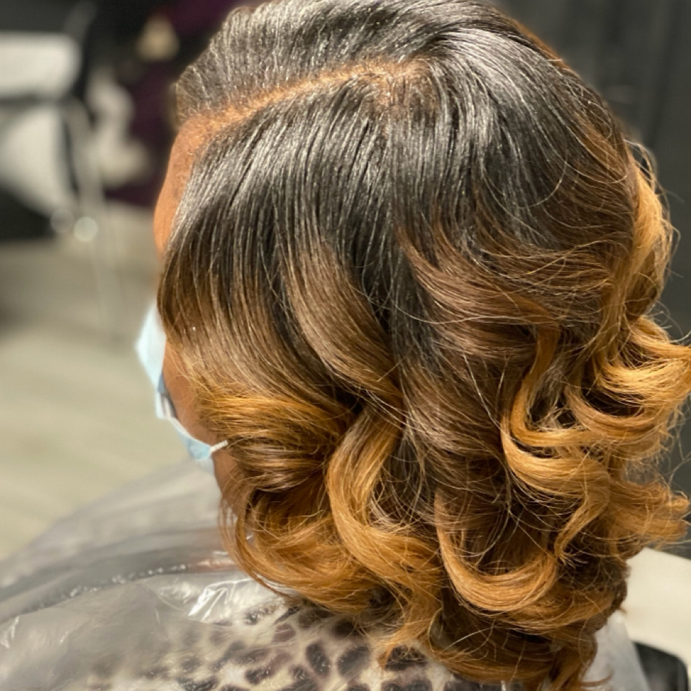 Natural- Silk Press at Beauty Rhon-Da-Show in Memphis, TN