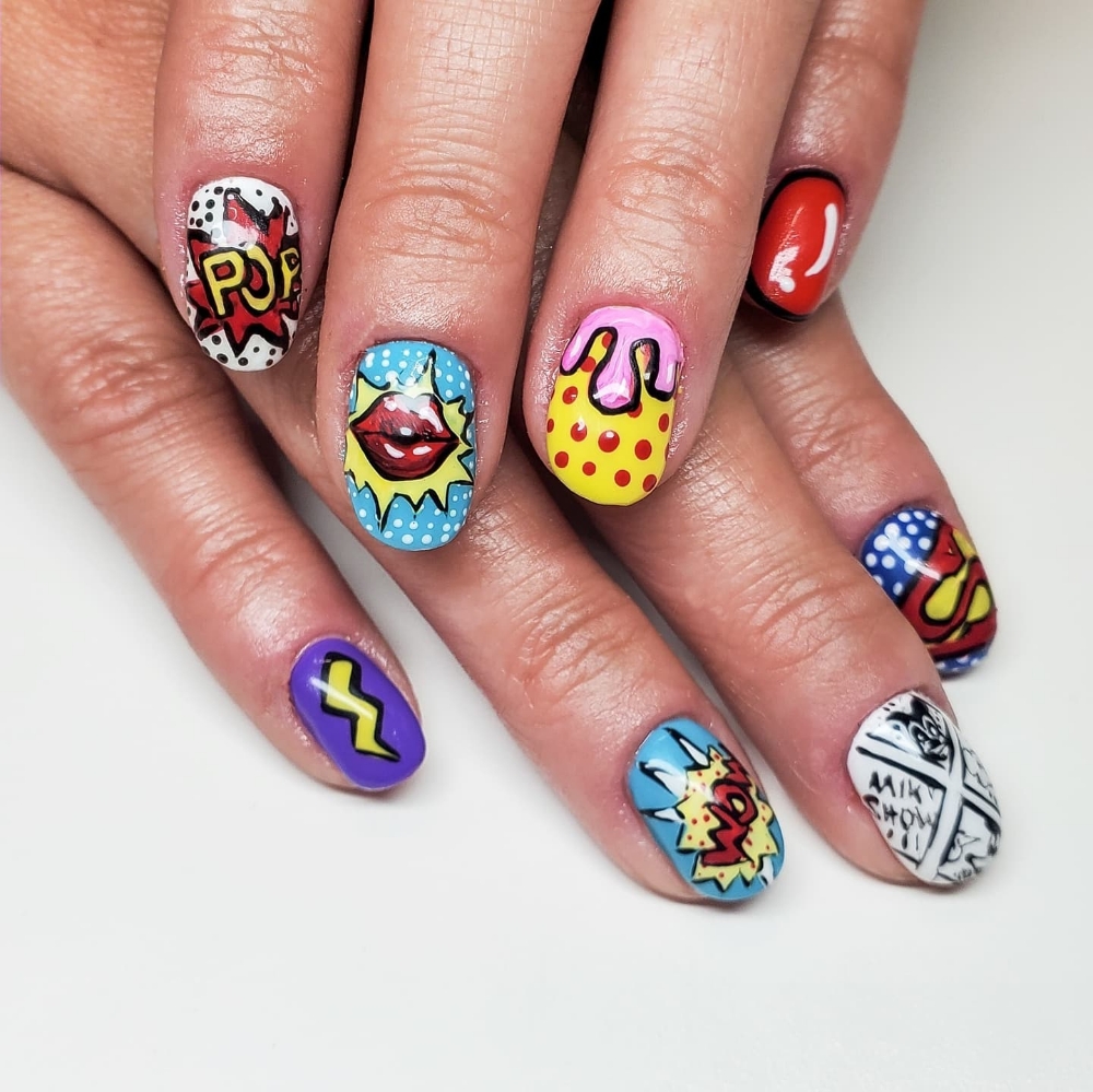 Gel Manicure + Advanced Art