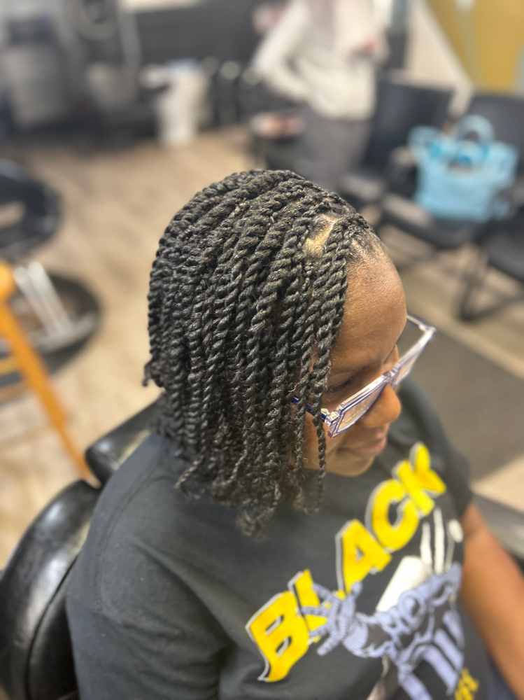 Natural Hair 2strand Twist Full Hea