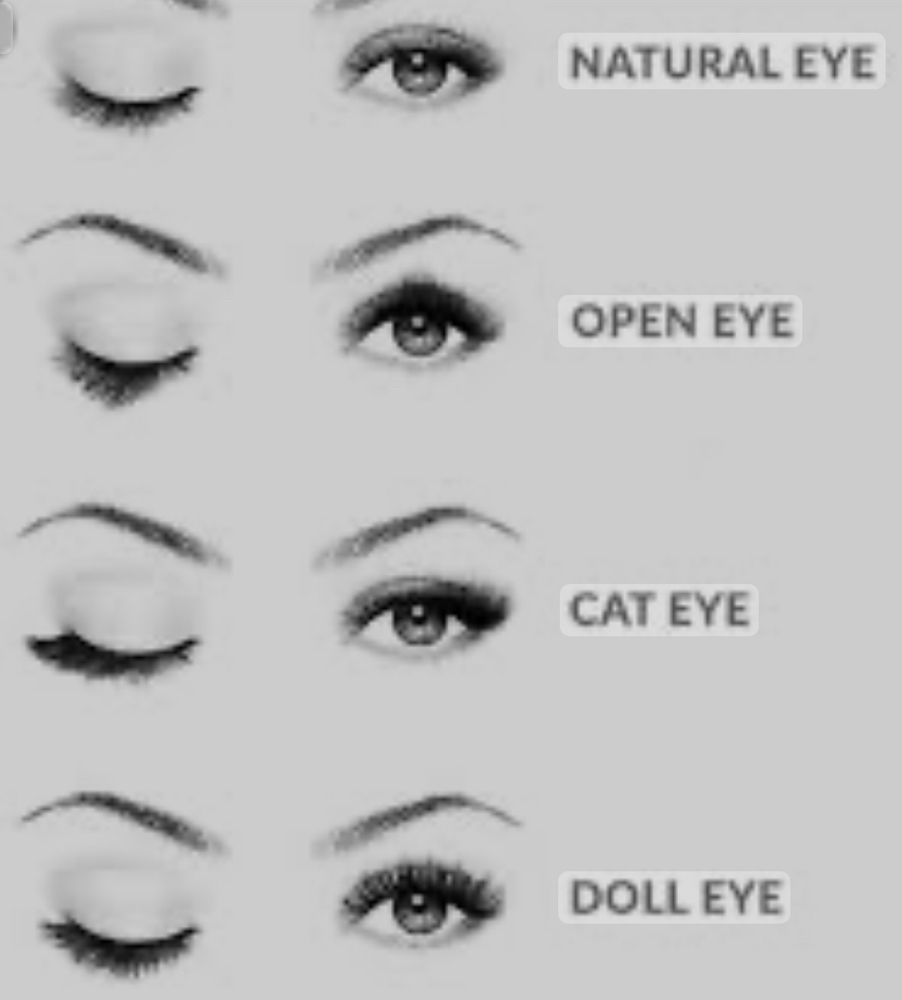 Full Set Natural Lash Extensions