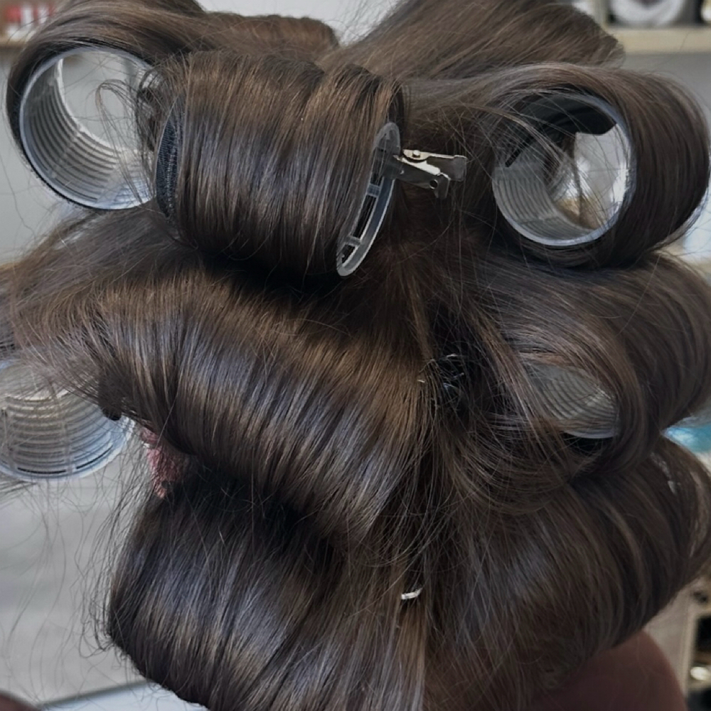 Wash & Style (With Rollers) at Haley’s Hair Haven in San Antonio, TX