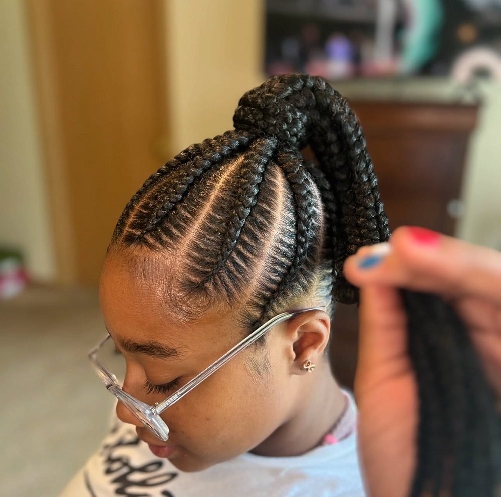 Updo Stitch Braids