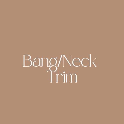 Bang/Neck Trim