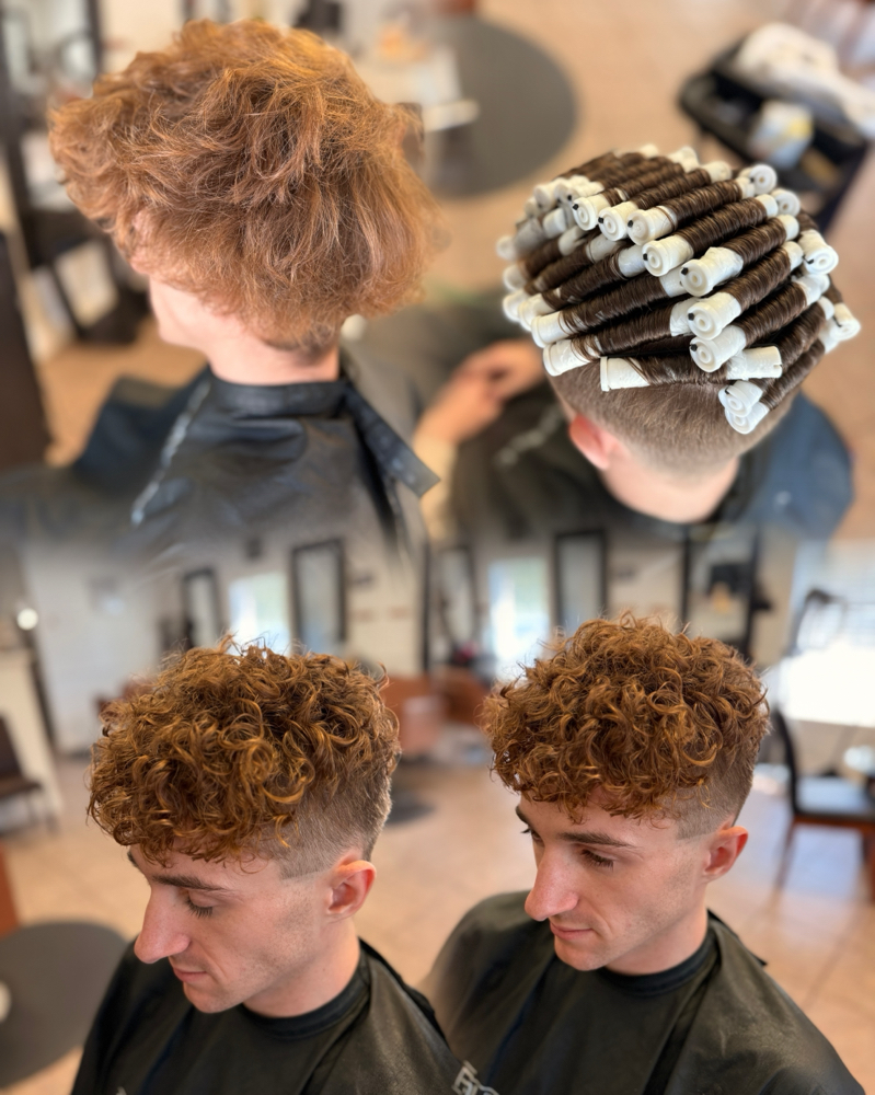 Mens Perm With A Cut
