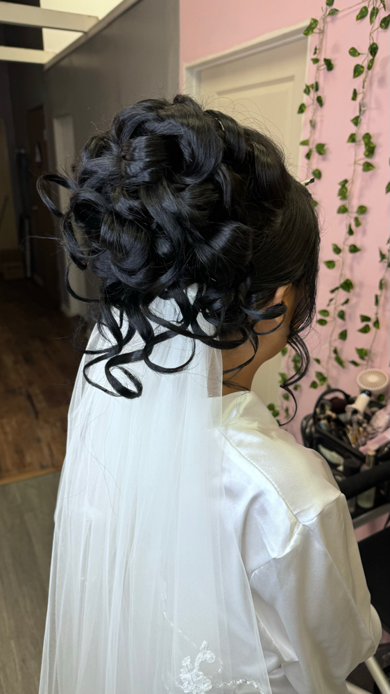 Bridal Just Makeup And Hairstyle