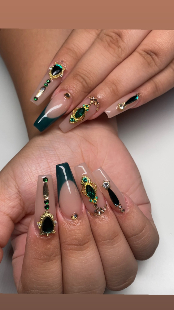 Acrylic Full Set (Long) at Kinas Nails in Lemon Grove, CA