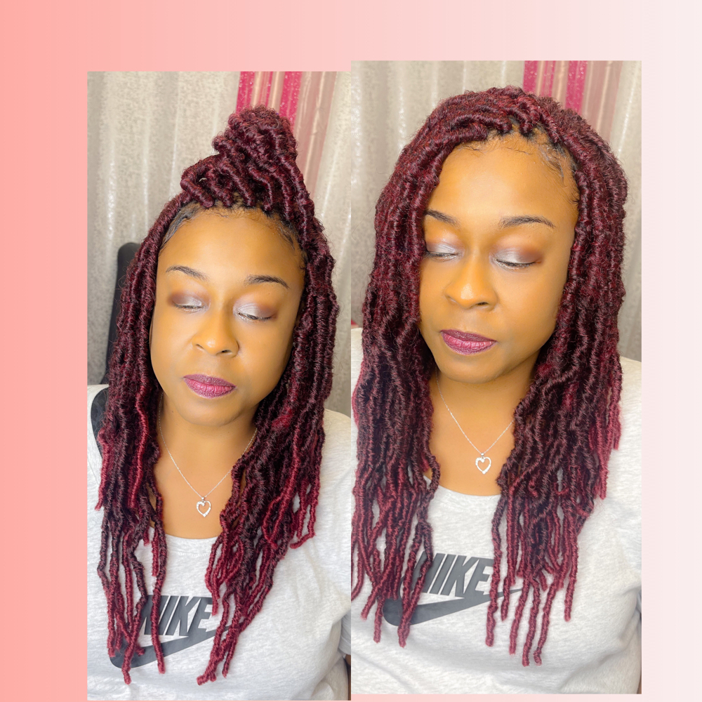 INDV. Front Edges Crochet Back Locs