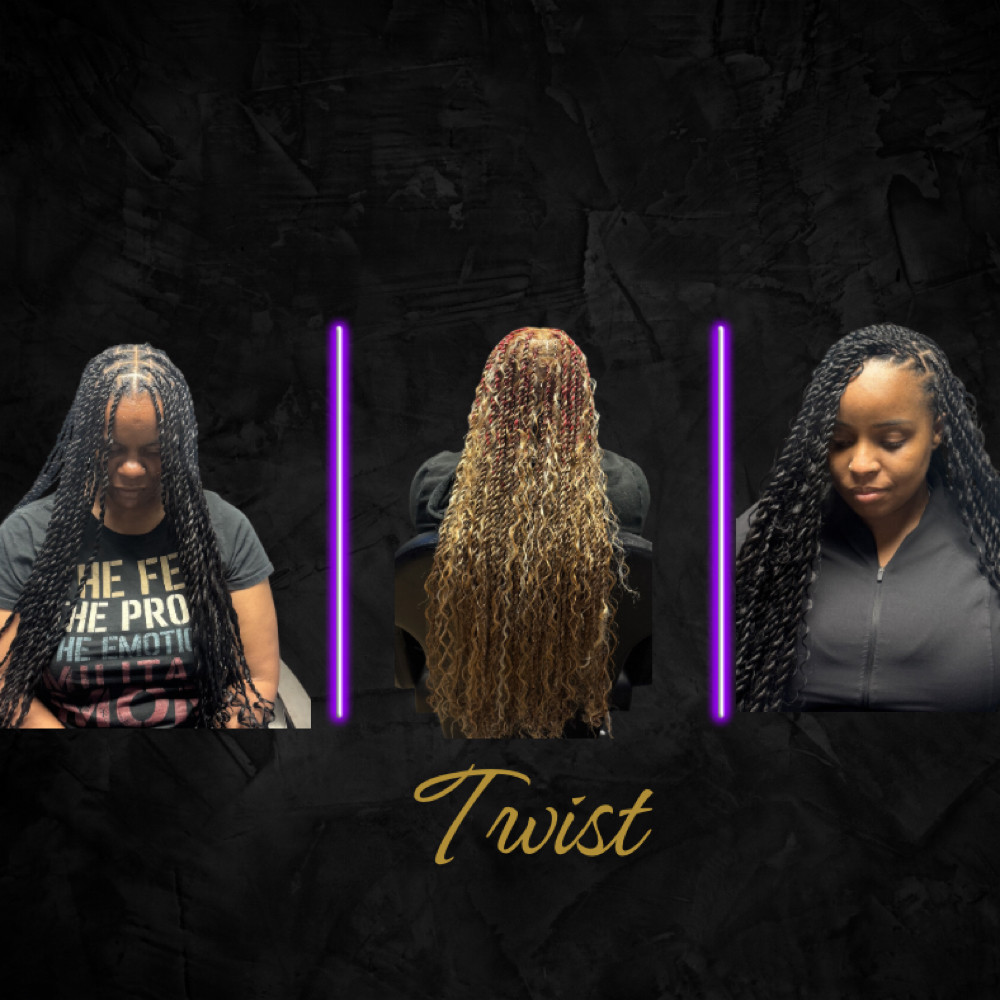 Senegalese/Afro/Island Twist at BriDidItStudio in Columbus, GA