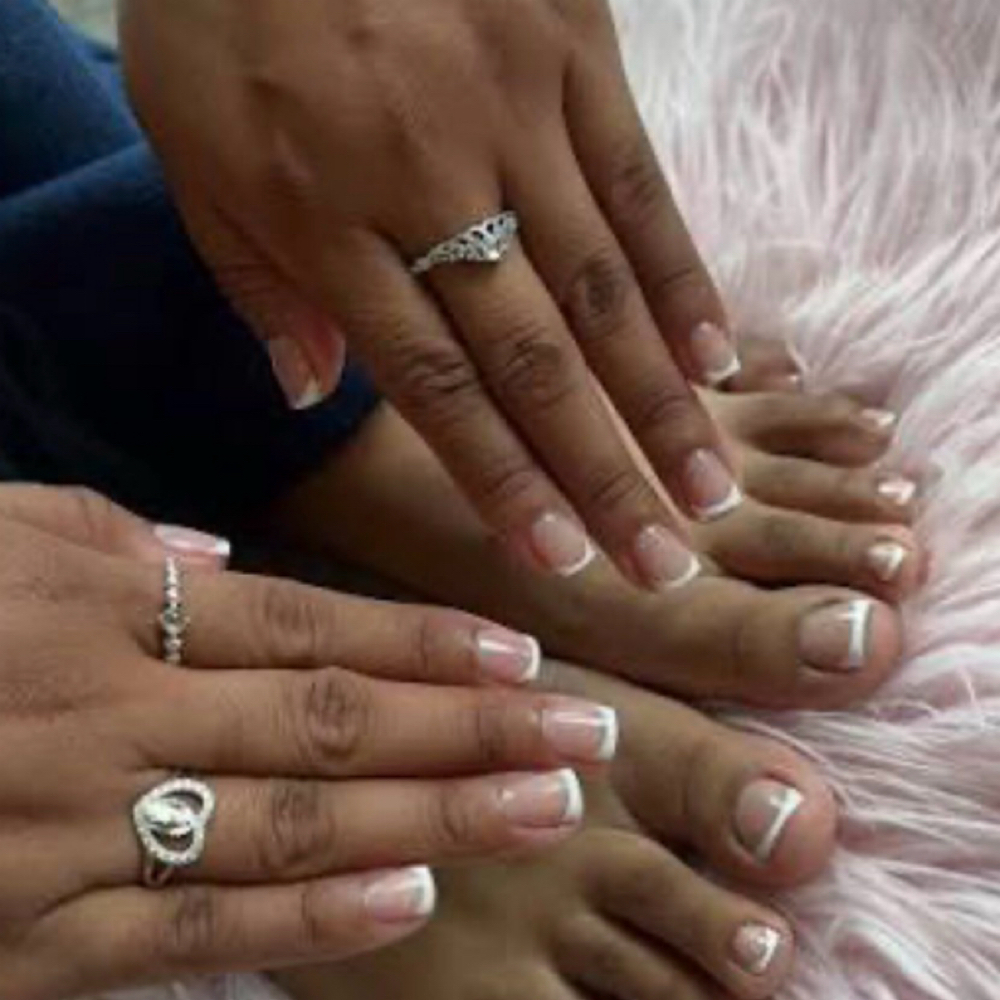 Classic French Manicure & Pedicure at Blush Beauty Boutique in Easton, PA