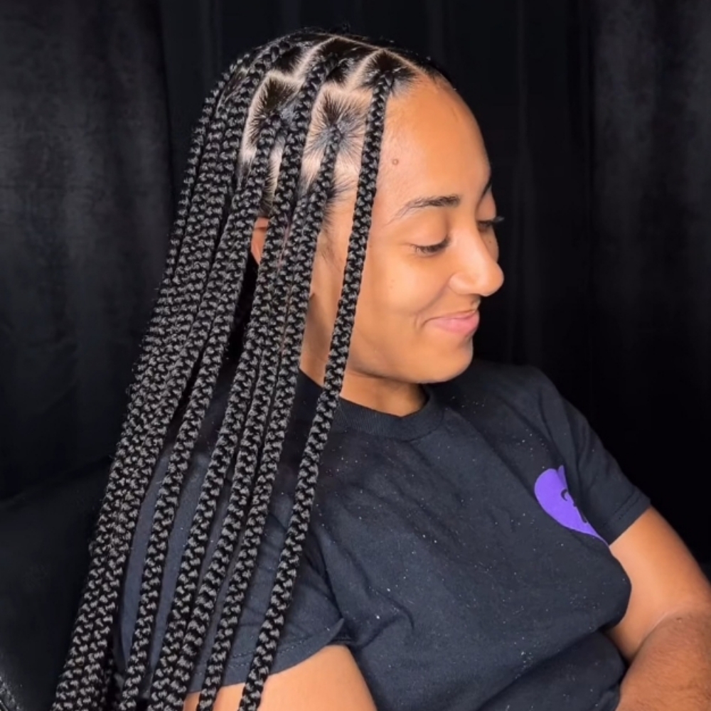 Large Knotless at Hair Designs by BB in Charlotte, NC