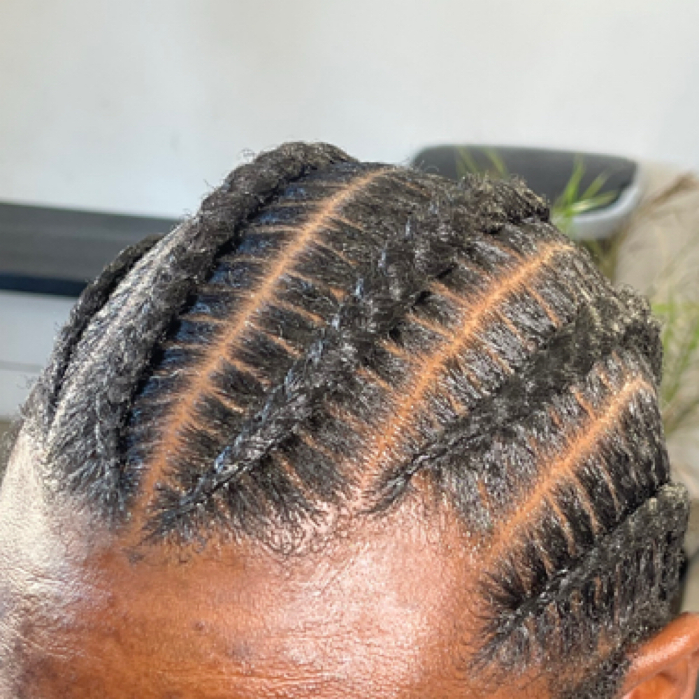 6 Braids (NO ADDED HAIR) at GlammedByReesa in Walnut Creek, CA