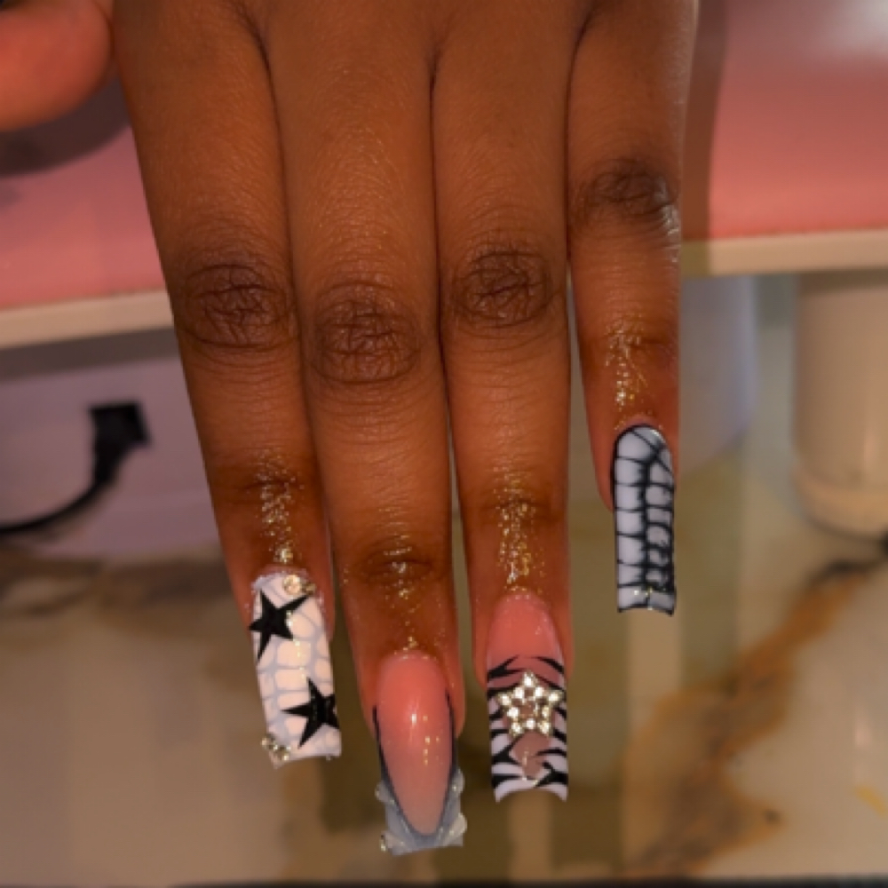 Acrylic Full Set at Opulence Beauty Bar in Aliquippa, PA