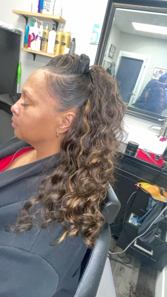 Updo at Oceena @ OshunCreatives in Richmond Hts, OH