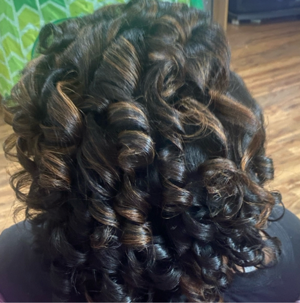 Our Platinum 6-Week Silk Press at DeJaylas Healthy Hair Salon & Spa in Fayetteville, NC