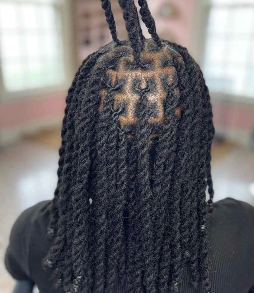 Two Strand at Champ The Loctician in Winona, TX
