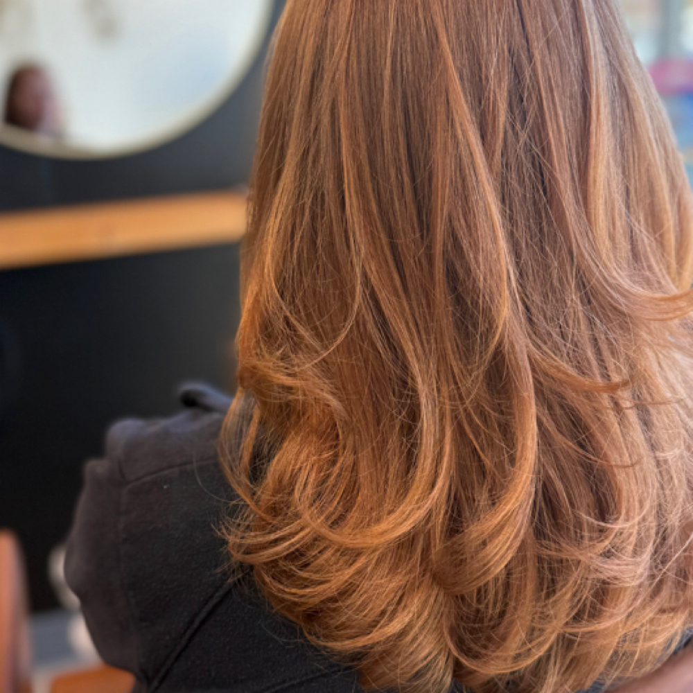 Single Process All Over Color at Lee Anthony Salon in Kennesaw, GA