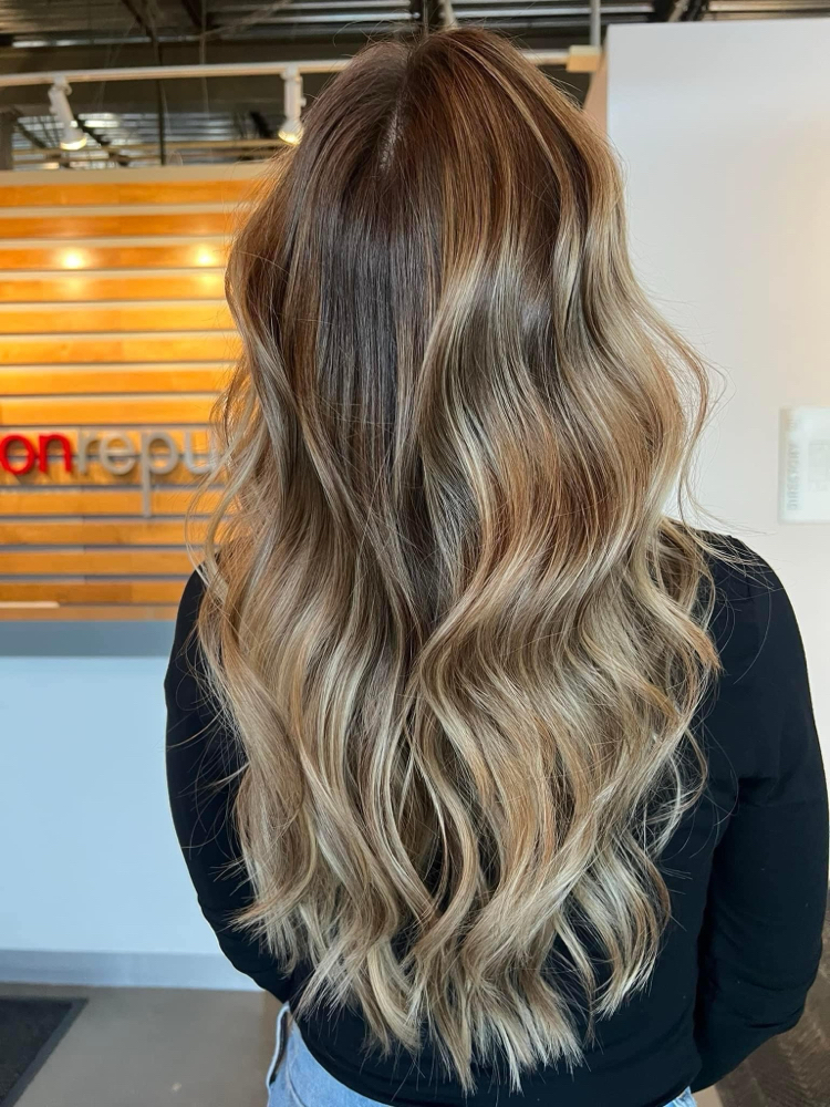 Full lived in custom color with haircut