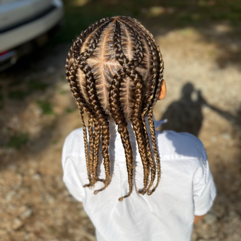 KIDDIE CORNROWS at I.Lenice Designs in Mableton, GA