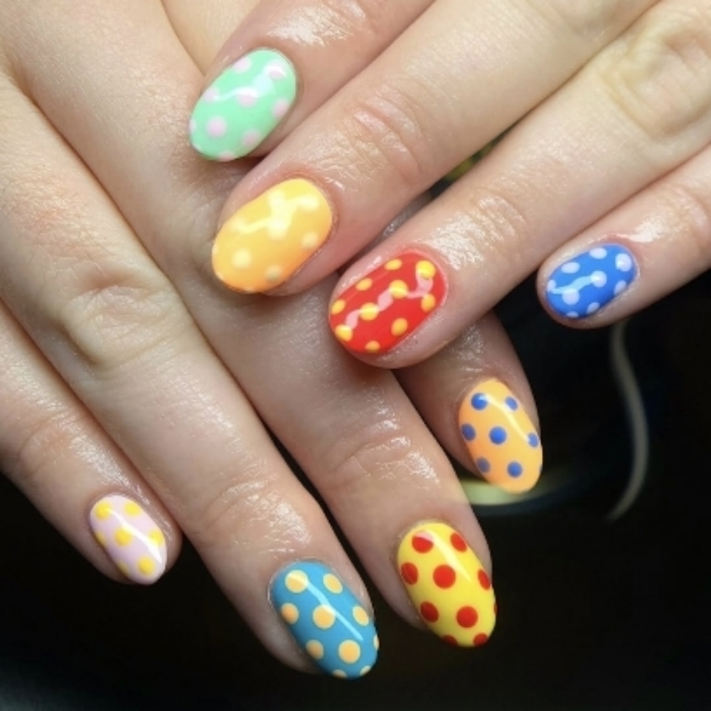 Gel Mani w/ Simple Nail Art at LaNails By LaNeal in Brandon, SD
