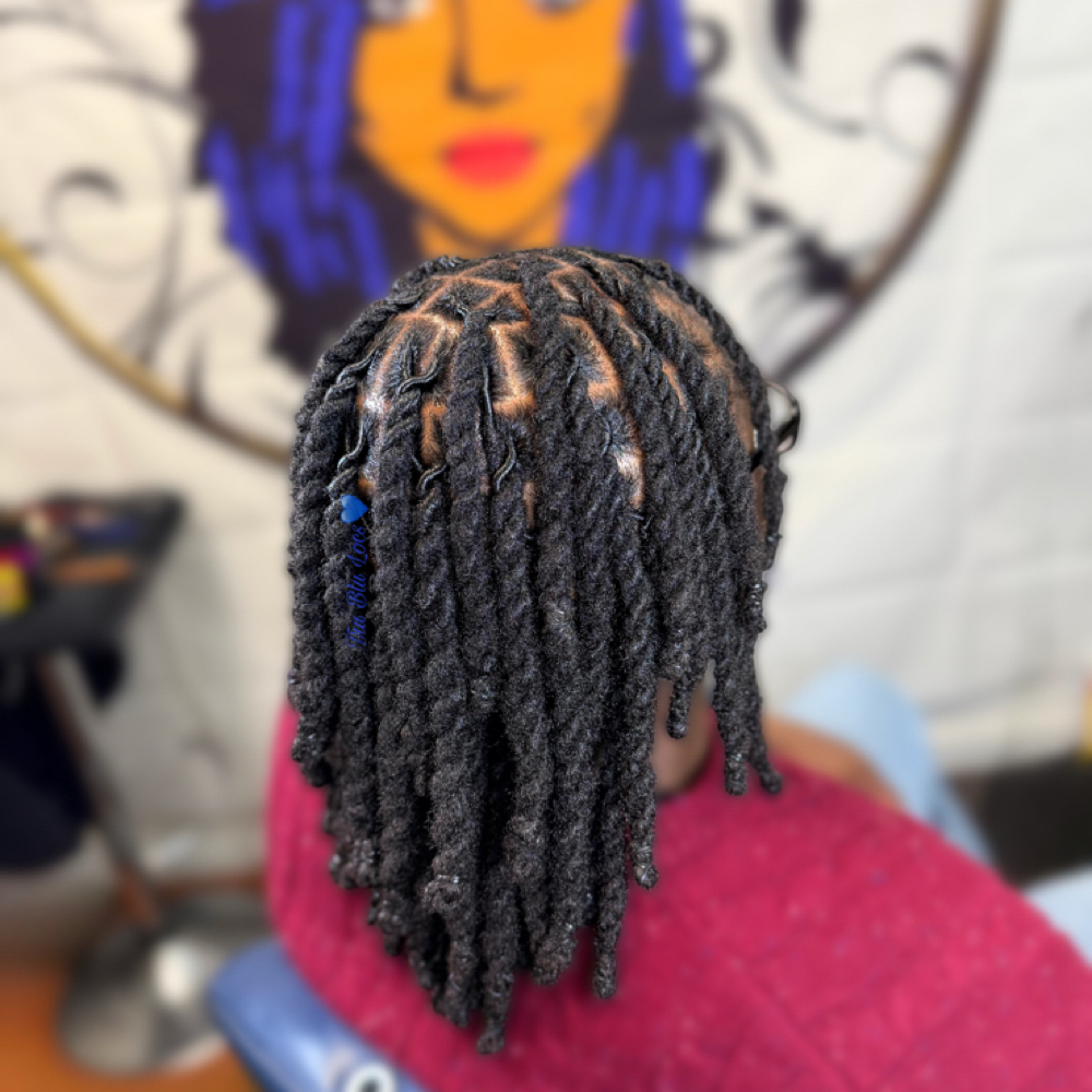 Add 2 Strand Twist To Style at Tru Blu Locs And Lashes in Montgomery, AL
