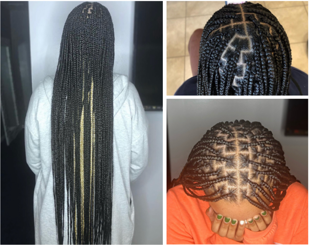 Small Knotless Braids